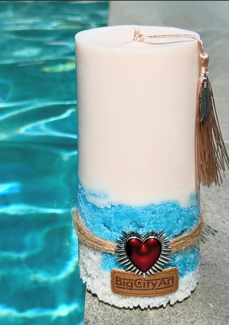 029 Heart of the Island – Blue Sand Soy Candle